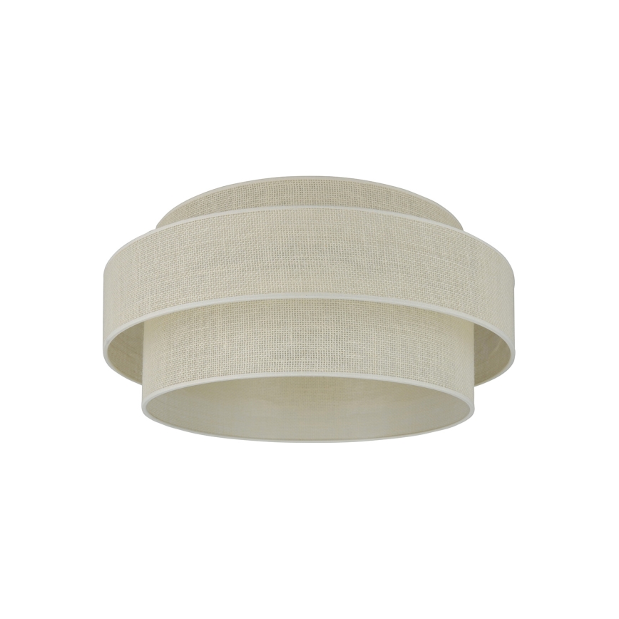 Brilagi - Iluminação de teto SPACE YUTE LED/12W/230V diâmetro 50 cm 3000K/4000K/6400K creme