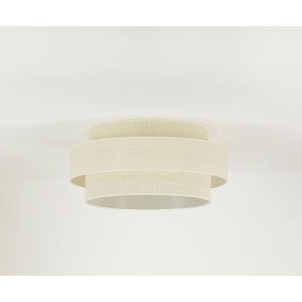 Brilagi - Iluminação de teto SPACE YUTE LED/12W/230V diâmetro 50 cm 3000K/4000K/6400K creme