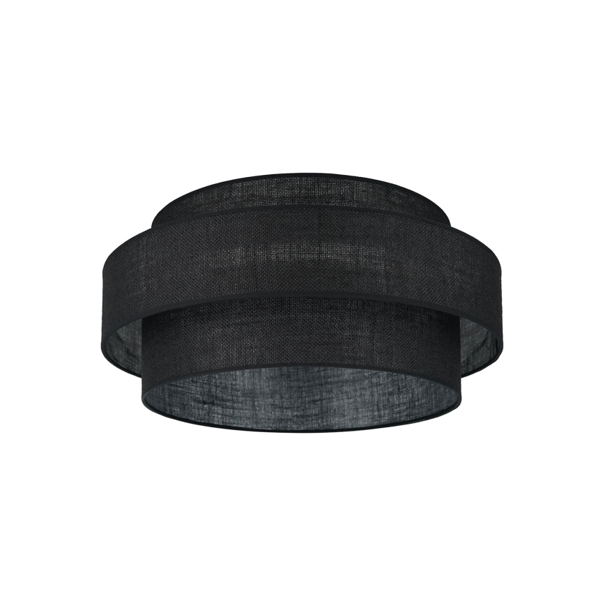 Brilagi - Iluminação de teto SPACE YUTE LED/12W/230V diâmetro 50 cm 3000K/4000K/6400K preto