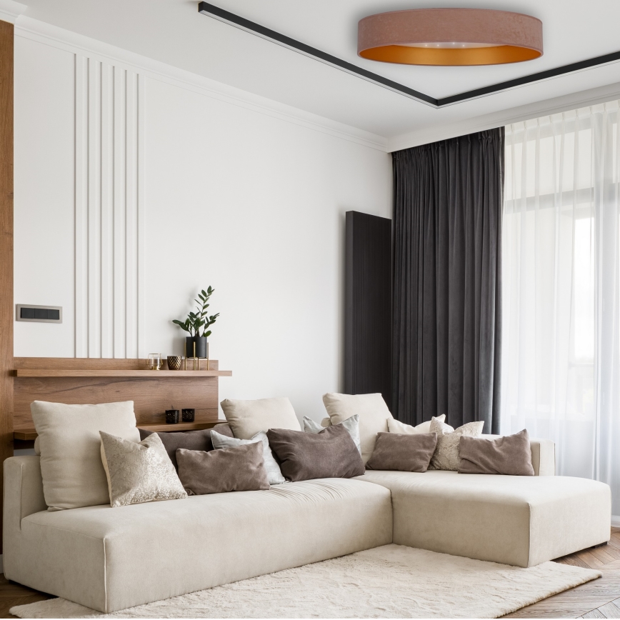 Brilagi - Iluminação de teto VELVET STAR LED/36W/230V d. 55 cm 3000K/4000K/6400K bege/dourado