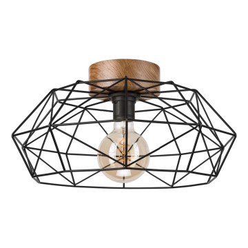 Brilagi - Iluminação de teto WOODY BASKET 1xE27/60W/230V carvalho
