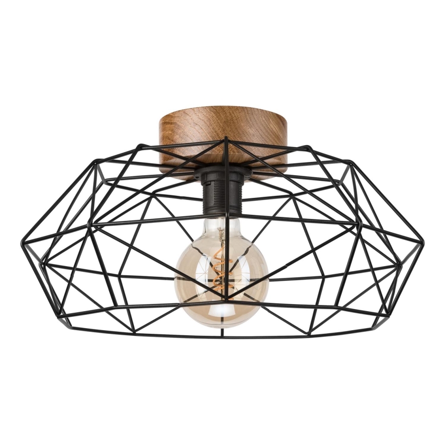 Brilagi - Iluminação de teto WOODY BASKET 1xE27/60W/230V carvalho