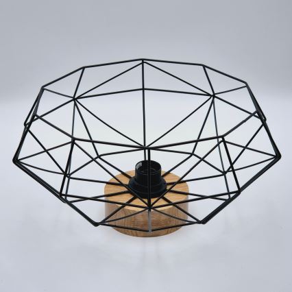 Brilagi - Iluminação de teto WOODY BASKET 1xE27/60W/230V carvalho