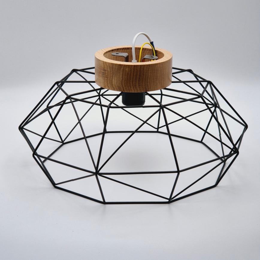 Brilagi - Iluminação de teto WOODY BASKET 1xE27/60W/230V carvalho