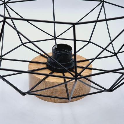 Brilagi - Iluminação de teto WOODY BASKET 1xE27/60W/230V carvalho