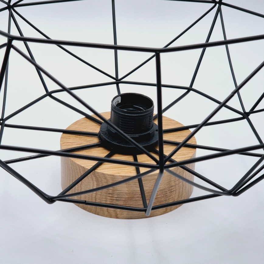 Brilagi - Iluminação de teto WOODY BASKET 1xE27/60W/230V carvalho