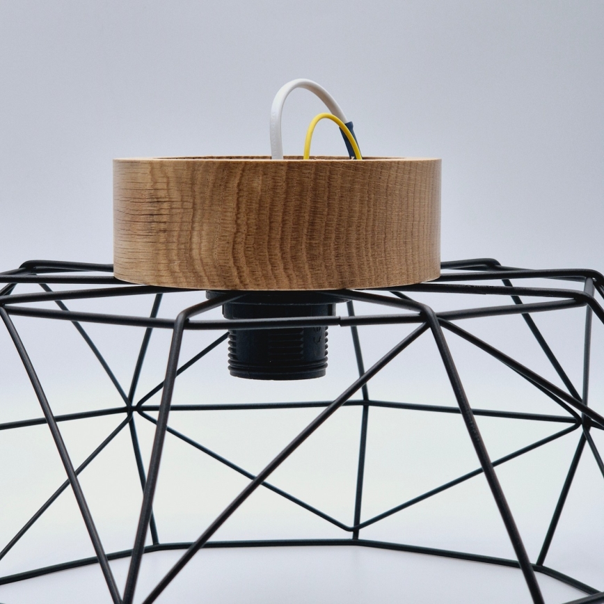 Brilagi - Iluminação de teto WOODY BASKET 1xE27/60W/230V carvalho