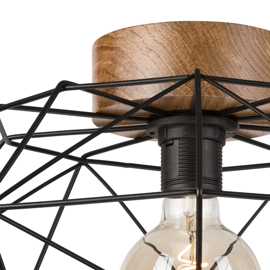 Brilagi - Iluminação de teto WOODY BASKET 1xE27/60W/230V carvalho