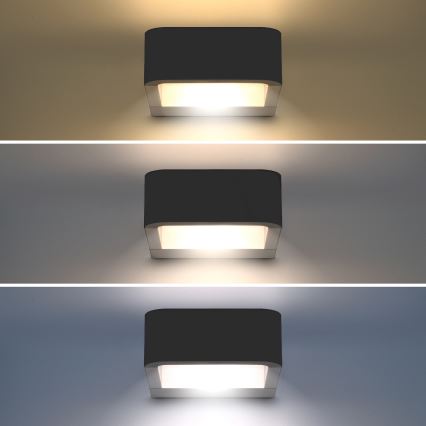 Brilagi - Iluminação de parede exterior LED BARI LED/7W/230V 3000/4000/6000K antracite IP54