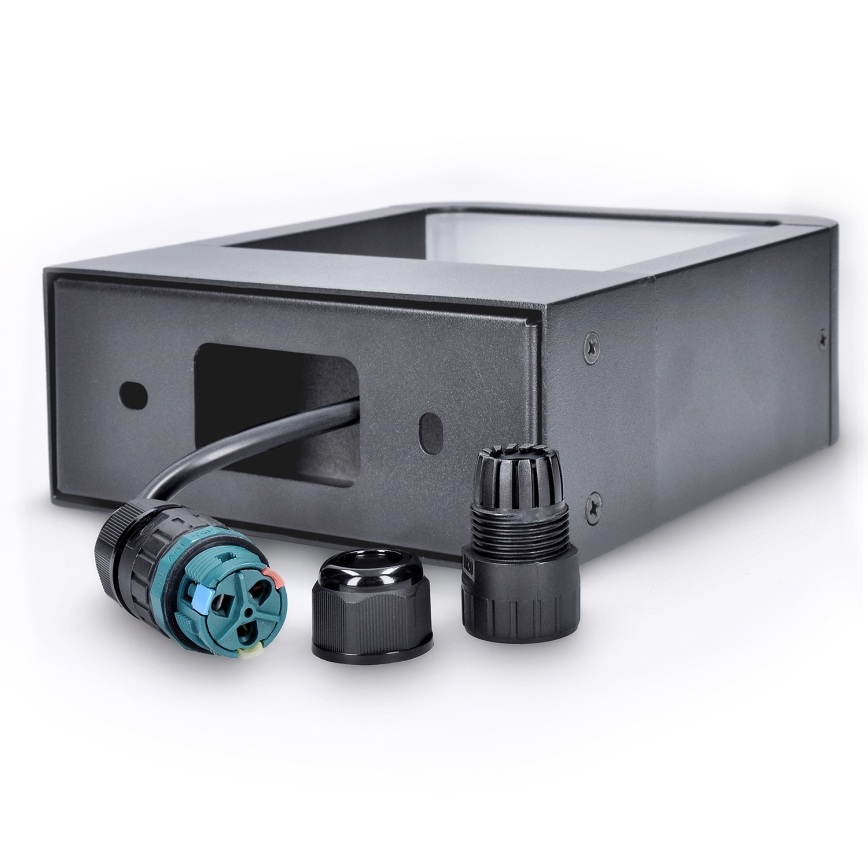 Brilagi - Iluminação de parede exterior LED BARI LED/7W/230V 3000/4000/6000K antracite IP54