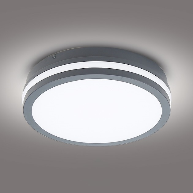 Brilagi - Iluminação exterior LED BENE LED/24W/230V diâmetro 26 cm antracite IP54