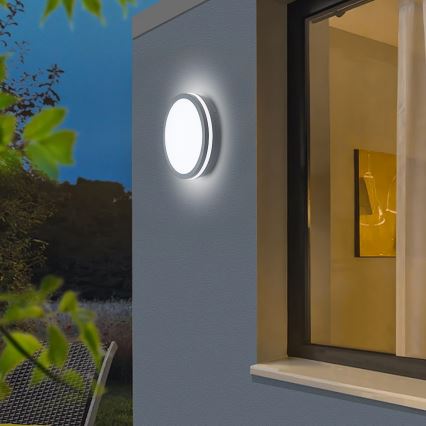Brilagi - Iluminação exterior LED BENE LED/24W/230V diâmetro 26 cm antracite IP54