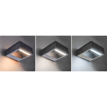 Brilagi - Iluminação de parede exterior LED RAGUSA LED/7W/230V 3000/4000/6000K antracite IP54