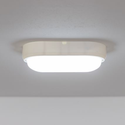 Brilagi - Iluminação industrial de teto LED SIMA LED/12W/230V IP65 branca