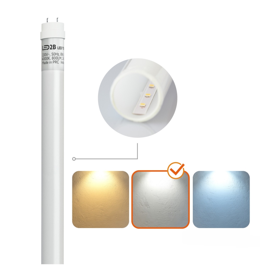 Brilagi - Iluminação industrial fluorescente LED OPTIMA T8 1xG13/18W/230V 4000K IP65 128 cm
