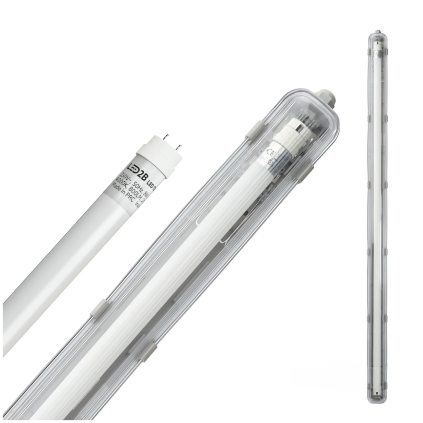 Brilagi - Iluminação industrial fluorescente LED OPTIMA T8 1xG13/18W/230V 4000K IP65 128 cm