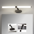 Brilagi - Iluminação LED 2 em 1 para espelho de casa de banho TUBEO LED/8W/230V 60 cm IP44 preta
