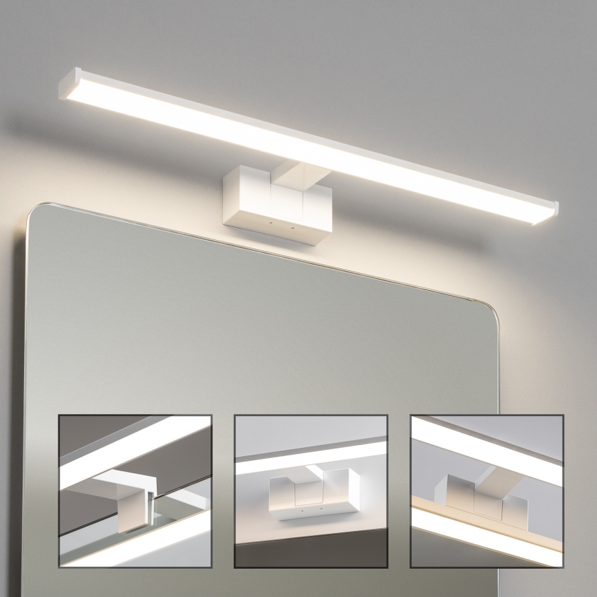 Brilagi - Iluminação LED 3 em 1 para espelho de casa de banho VESTRA LED/12W/230V 60 cm IP44 branco