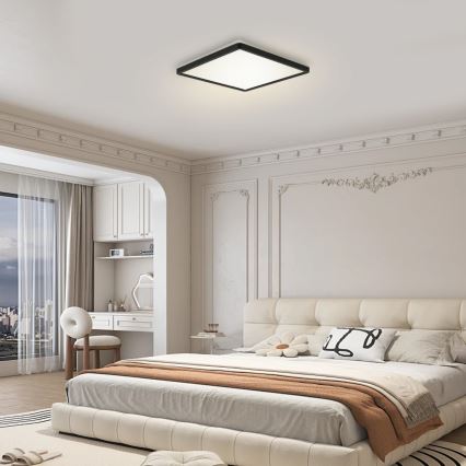 Brilagi - Iluminação LED com regulação com um sensor de anoitecer e movimento ULTRA SLIM LED/18W/230V 30x30 cm + comando