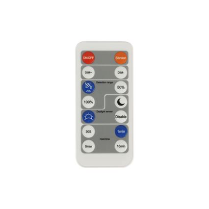 Brilagi - Iluminação LED com regulação com um sensor de anoitecer e movimento ULTRA SLIM LED/18W/230V 30x30 cm + comando