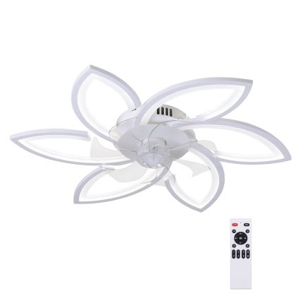 Brilagi - Iluminação de teto LED com regulação e ventoinha LED/50W/230V 3000-6500K branco + comando
