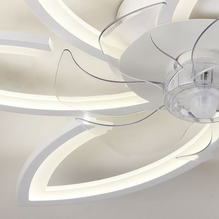 Brilagi - Iluminação de teto LED com regulação e ventoinha LED/50W/230V 3000-6500K branco + comando