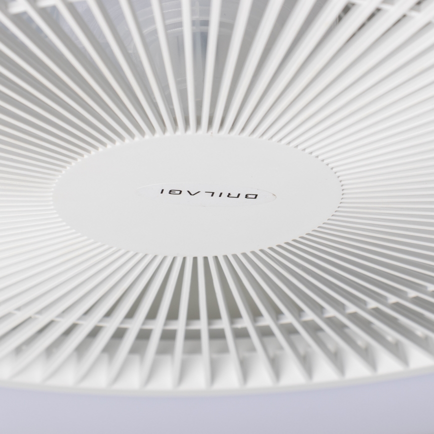 Brilagi - Iluminação LED com regulação e ventoinha AURA LED/38W/230V 3000-6000K branco + controlo remoto