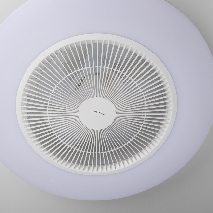 Brilagi - Iluminação LED com regulação e ventoinha AURA LED/38W/230V 3000-6000K branco + controlo remoto