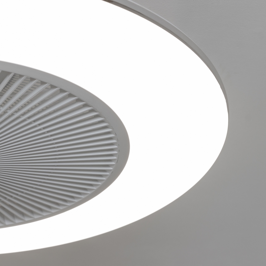 Brilagi - Iluminação LED com regulação e ventoinha AURA LED/38W/230V 3000-6000K branco + controlo remoto