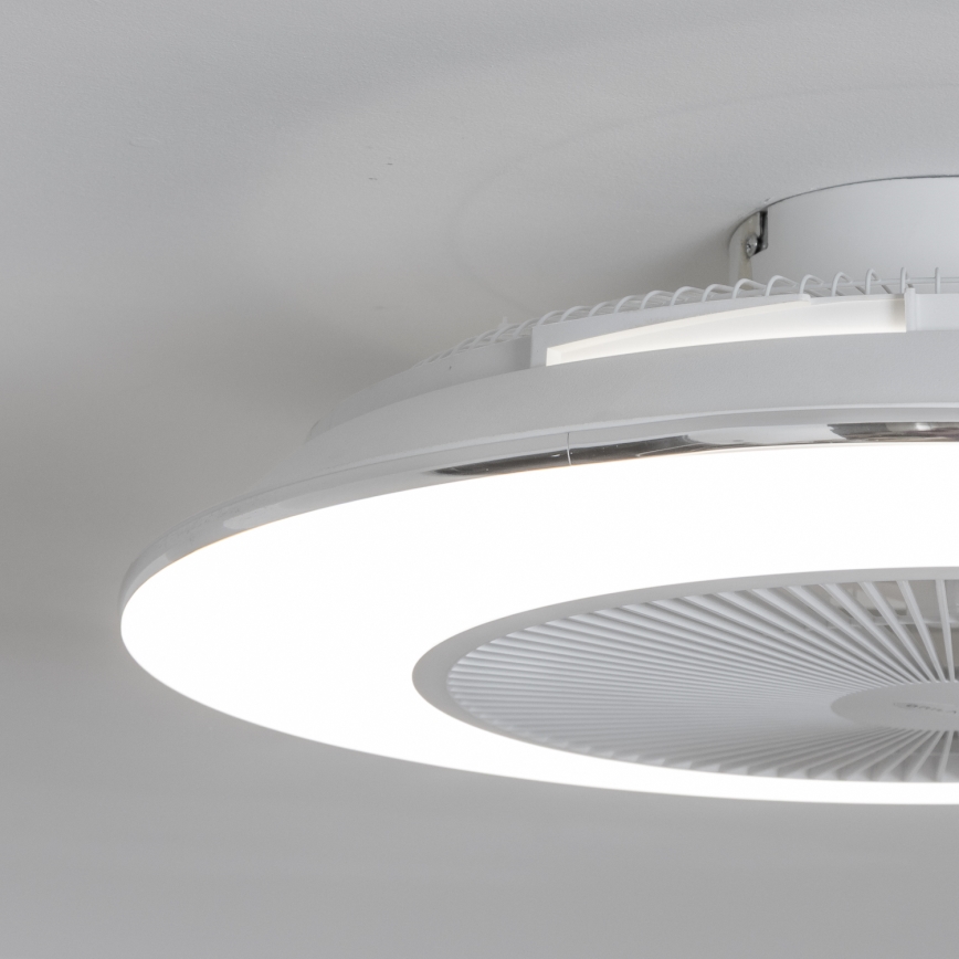 Brilagi - Iluminação LED com regulação e ventoinha AURA LED/38W/230V 3000-6000K branco + controlo remoto