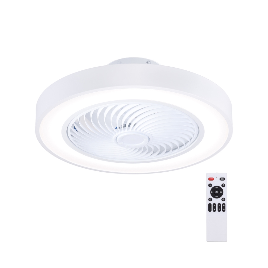 Brilagi - Iluminação de teto LED com regulação e ventoinha LED/30W/230V 3000-6500K branco + comando