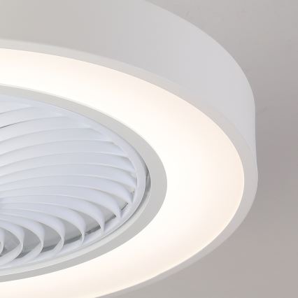 Brilagi - Iluminação de teto LED com regulação e ventoinha LED/30W/230V 3000-6500K branco + comando