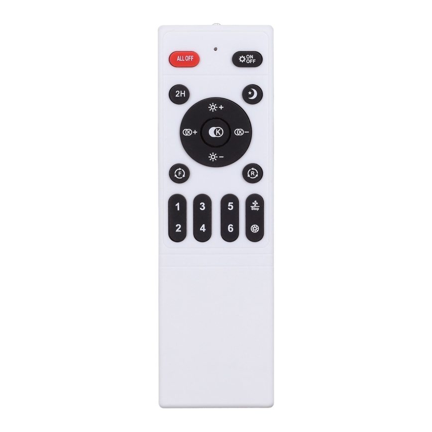 Brilagi - Iluminação de teto LED com regulação e ventoinha LED/30W/230V 3000-6500K branco + comando