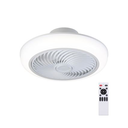 Brilagi - Iluminação de teto LED com regulação e ventoinha LED/30W/230V 3000-6500K branco + comando