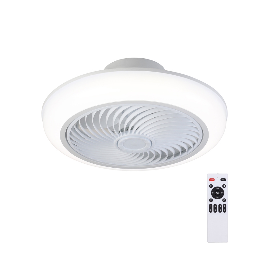 Brilagi - Iluminação de teto LED com regulação e ventoinha LED/30W/230V 3000-6500K branco + comando