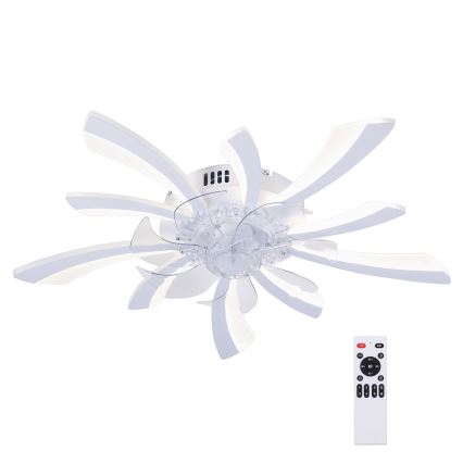 Brilagi - Iluminação de teto LED com regulação e ventoinha LED/50W/230V 3000-6500K branco + comando