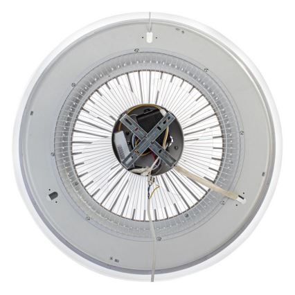 Brilagi - Iluminação LED com regulação e ventoinha RONDA LED/48W/230V 3000-6000K branco + controlo remoto