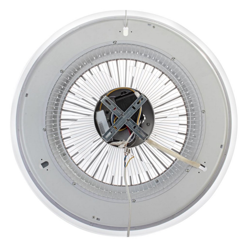 Brilagi - Iluminação LED com regulação e ventoinha RONDA LED/48W/230V 3000-6000K branco + controlo remoto