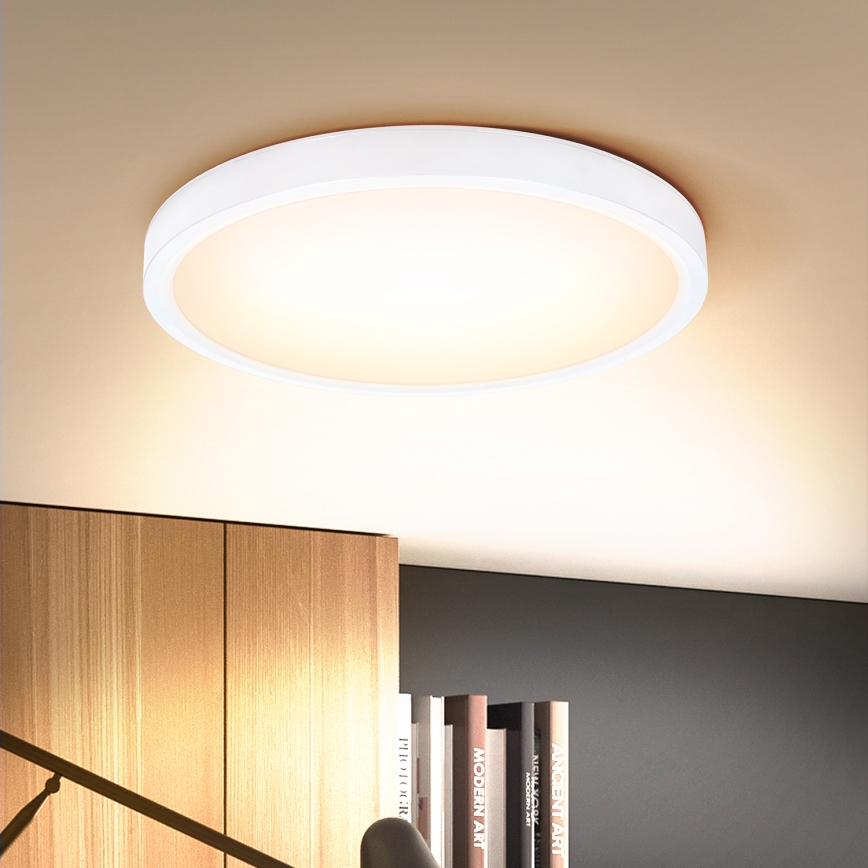 Brilagi - Iluminação de teto LED com regulação ESTELA LED/36W/230V 3000-6500K ø 30 cm branco + comando