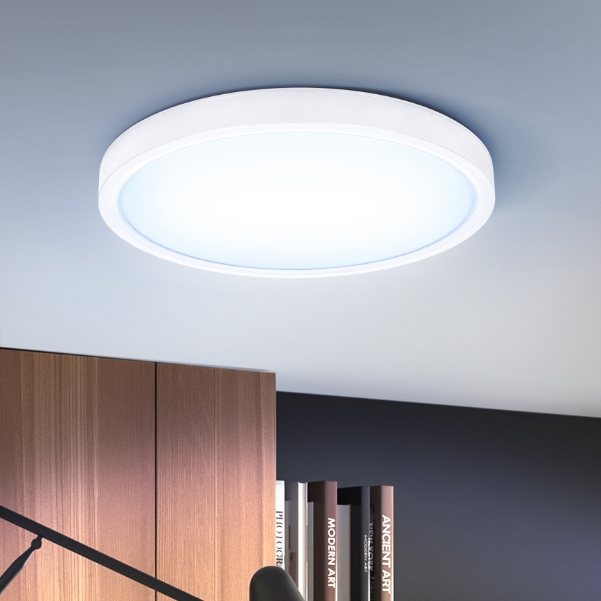 Brilagi - Iluminação de teto LED com regulação ESTELA LED/36W/230V 3000-6500K ø 30 cm branco + comando