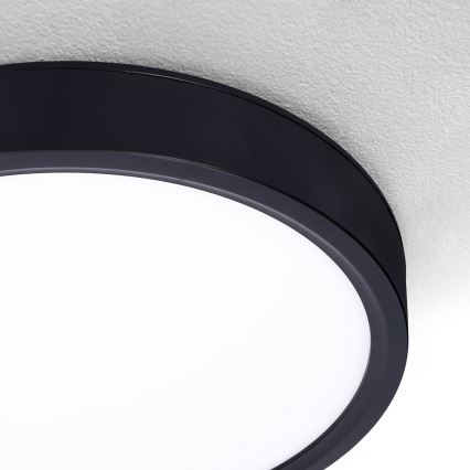 Brilagi - Iluminação de teto LED com regulação ESTELA LED/36W/230V 3000-6500K ø 30 cm preto + comando