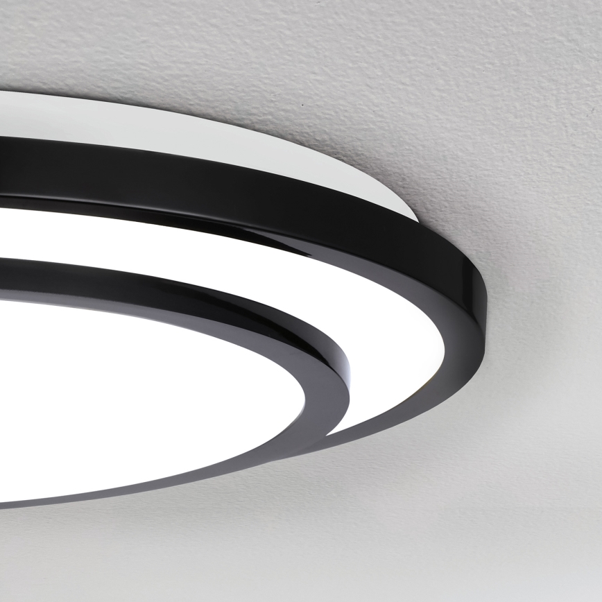 Brilagi - Iluminação de teto LED com regulação LUCIANO LED/48W/230V 3000-6500K ø 39 cm preto + comando