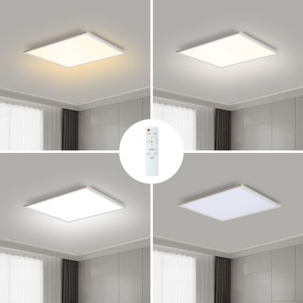 Brilagi - Iluminação de teto LED com regulação SLIMFRAME LED/36W/230V 45x45 cm 3000-6000K branco + comando