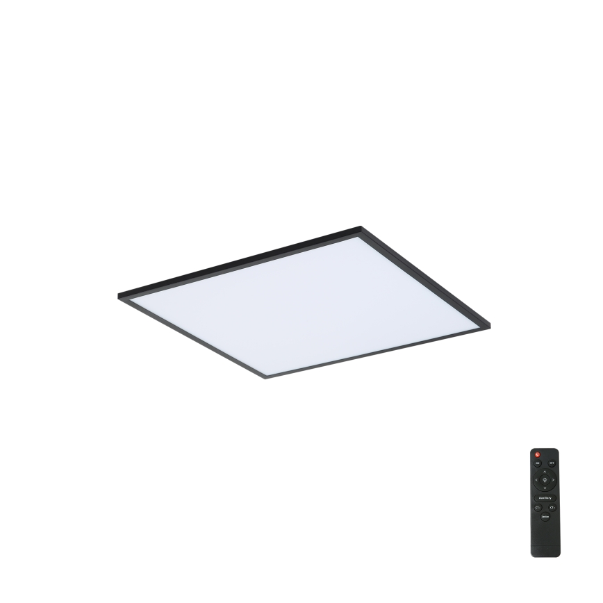 Brilagi - Iluminação de teto LED com regulação SLIMFRAME LED/36W/230V 45x45 cm 3000-6000K preto + comando