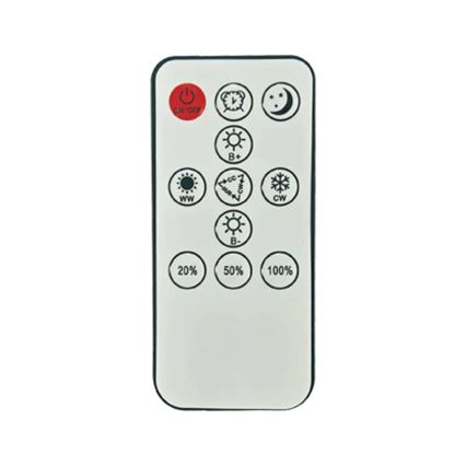 Brilagi - Iluminação de teto LED com regulação ULTRA SLIM LED/18W/230V 2700-6500K diâmetro 30 cm branco + comando