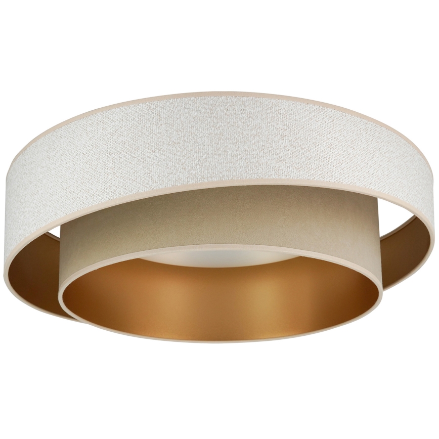 Brilagi - Iluminação de teto LED com regulação VEGAS SHINE LED/24W/230V diâmetro 60 cm 3000/4000/6500K creme/bege + comando