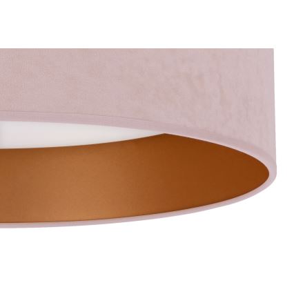 Brilagi - Iluminação de teto LED com regulação VELVET SMART LED/24W/230V d. 45 cm 2700-6500K Wi-Fi Tuya rosa/dourado + controlo remoto