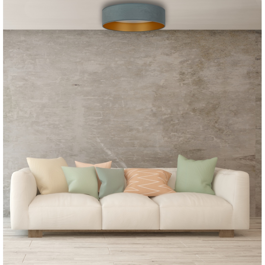 Brilagi - Iluminação de teto LED com regulação VELVET SMART LED/36W/230V d. 55 cm 2700-6500K Wi-Fi Tuya menta/dourado + controlo remoto
