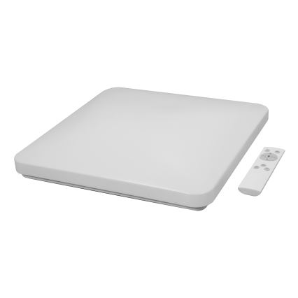 Brilagi - Iluminação de teto LED com regulação VELVET SQUARE LED/24W/230V 3000/4000/6500K + controlo remoto cinzento