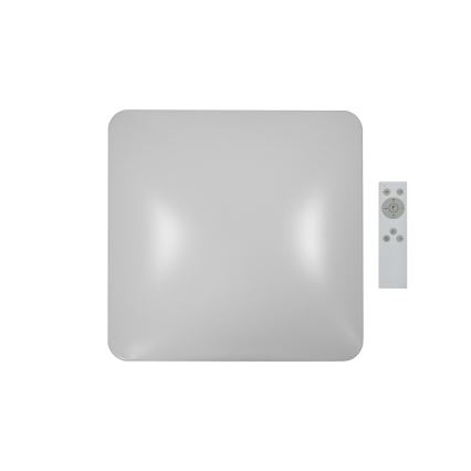 Brilagi - Iluminação de teto LED com regulação VELVET SQUARE LED/24W/230V 3000/4000/6500K + controlo remoto cinzento